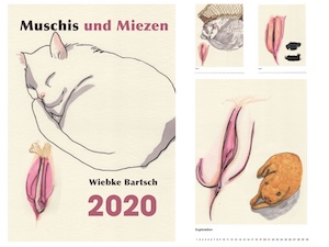 wiebke bartsch kalender 2020 Muschis und Miezen